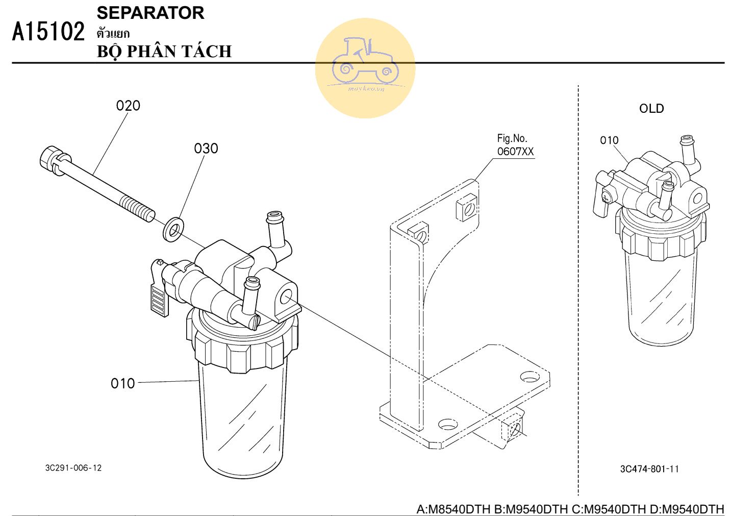 Các bộ phận tách nước 1